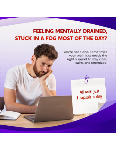 Suplemento Cognitivo PeakPury 150 Cápsulas - Fosfatidilserina, Citicolina, Alpha-GPC