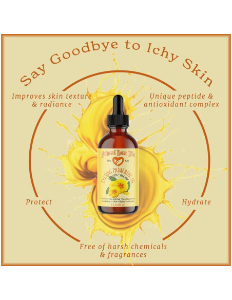 Aceite de Onagra 118ml Natural Born Oils, Hidratante Puro y Orgánico