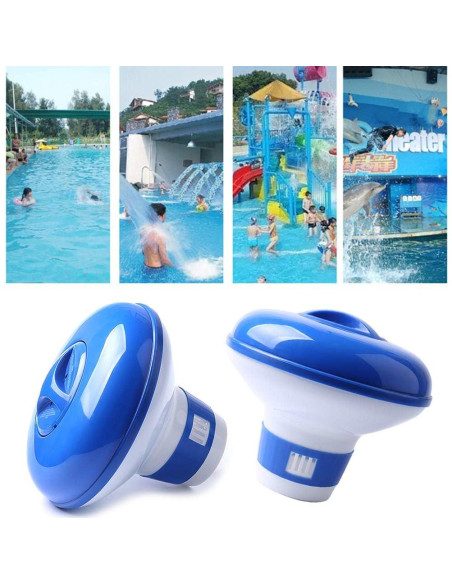 Dispensador Flotante de Cloro MOMU 12cm Ajustable para Piscina