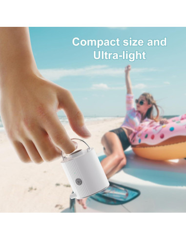 Bomba de aire portátil Motorenbau 1600mAh inflado rápido