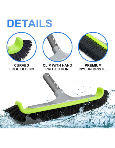 Cabezal de Cepillo de Piscina Sepetrel 44.5 cm Aluminio