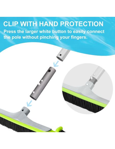 Cabezal de Cepillo de Piscina Sepetrel 44.5 cm Aluminio