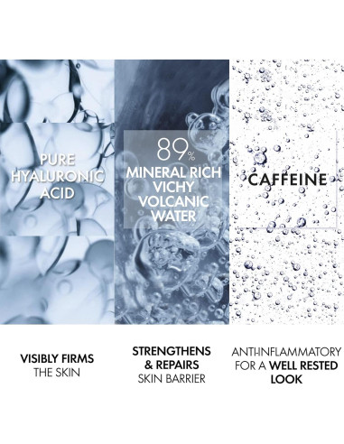Suero para Ojos Vichy Mineral 89 con Ácido Hialurónico y Cafeína