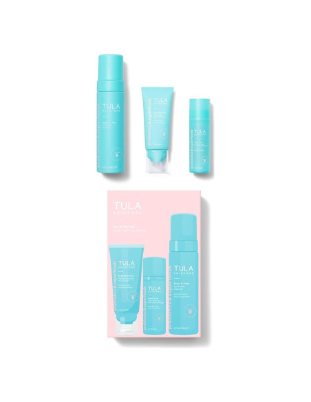 Kit de Cuidado de Piel TULA Héroes del Acné Nivel 3 - 3 Piezas