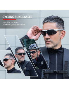 Gafas de sol ROCKBROS polarizadas para ciclismo y deportes 2
