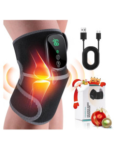 Masajeador de Rodilla Calentado HOMRELEXA 3 en 1 Inalámbrico