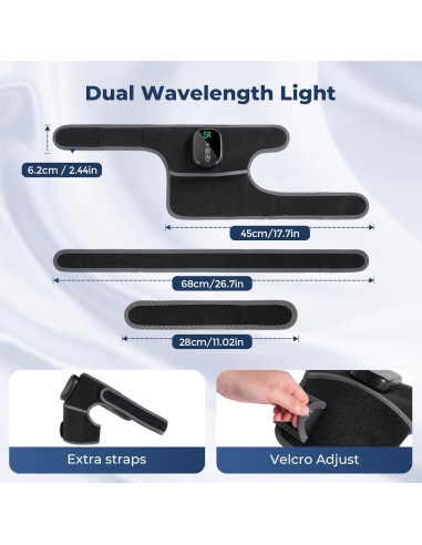 Masajeador de Rodilla Calentado HOMRELEXA 3 en 1 Inalámbrico