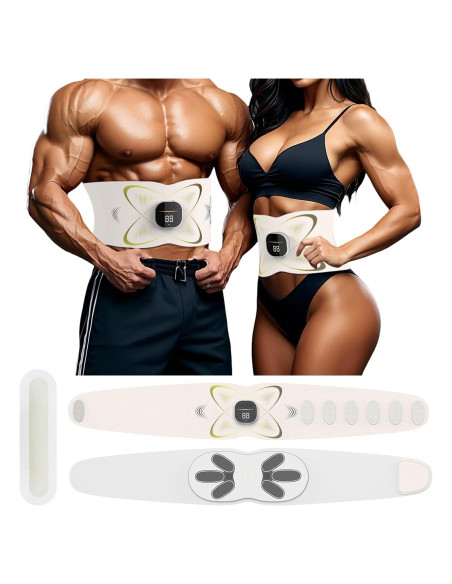 Cinturón de Tonificación Abdominal con Almohadilla Térmica