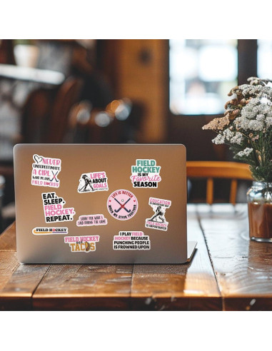 Calcomanías de Hockey sobre Césped TAYTA - 10 Piezas 5 cm