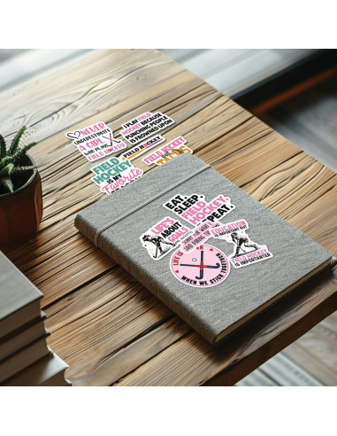 Calcomanías de Hockey sobre Césped TAYTA - 10 Piezas 5 cm