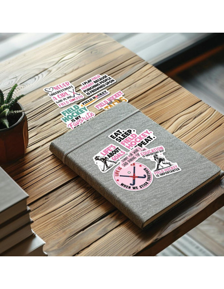 Calcomanías de Hockey sobre Césped TAYTA - 10 Piezas 5 cm