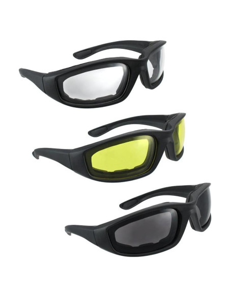Gafas de Sol LuckyStone UV400 3 Pares para Deportes
