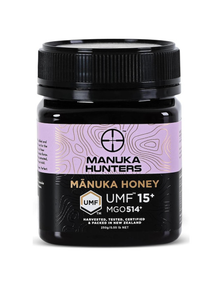 Miel de Manuka Hunters UMF 15+ 250g - Endulzante Natural Puro