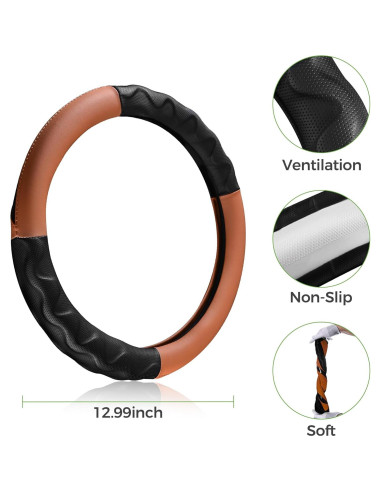 Funda de Volante 10L0L para Carro de Golf 33 cm Antideslizante