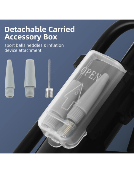 Bomba de Aire Portátil TOOLITIN para Bicicletas y Pelotas