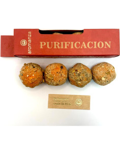 Bolas de Incienso Orgánico Aromanza 4 u - Purificación 2