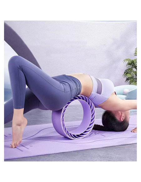 Rueda de Estiramiento de Espalda CHNApin L - 32cm Púrpura