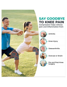Fajas de Compresión para Rodilla Modvel - Paquete de 2, Alivio Dolor 2