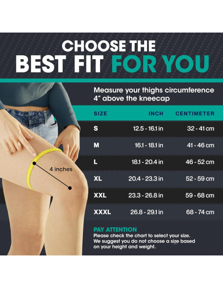 Fajas de Compresión para Rodilla Modvel - Paquete de 2, Alivio Dolor