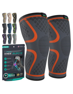 Fajas de Compresión para Rodilla Modvel - Paquete de 2 - Alivio Dolor