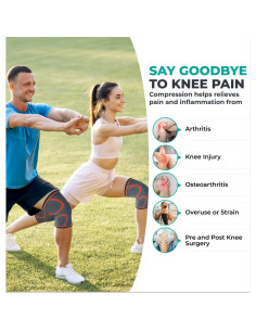 Fajas de Compresión para Rodilla Modvel - Paquete de 2 - Alivio Dolor 2