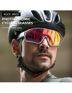 Gafas de sol fotocromáticas ROCKBROS UV400 para ciclismo 2