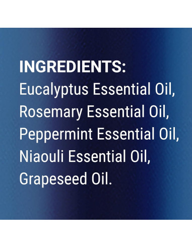 Roll-On Aceite Esencial Breathe 10 ml - Eucalipto, Menta y Romero - Nexon Botanics