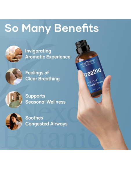 Aceite Esencial Breathe 60 ml Nexon Botanics - Alivio Congestión