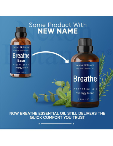 Aceite Esencial Breathe 60 ml Nexon Botanics - Alivio Congestión