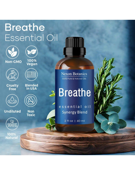Aceite Esencial Breathe 60 ml Nexon Botanics - Alivio Congestión