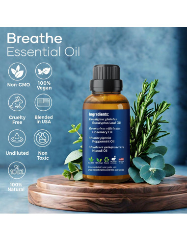 Aceite Esencial Breathe 30 ml - Nexon Botanics - Alivio Respiratorio