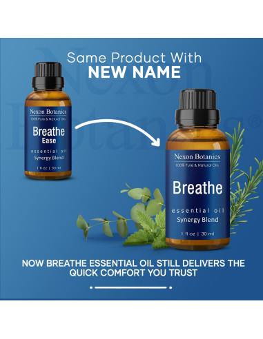 Aceite Esencial Breathe 30 ml - Nexon Botanics - Alivio Respiratorio