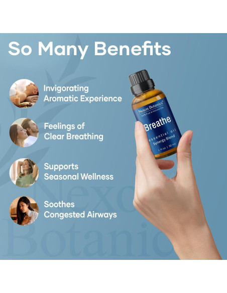 Aceite Esencial Breathe 30 ml - Nexon Botanics - Alivio Respiratorio
