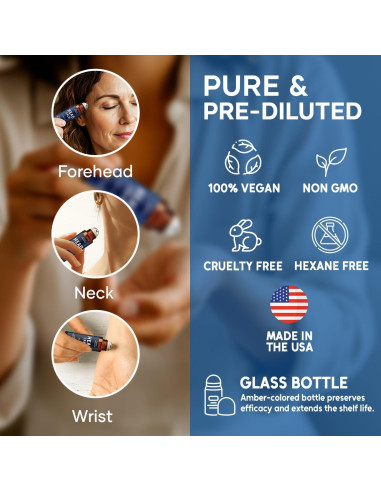 Roll-On Aceite Esencial Calmante para la Cabeza 10 ml - Nexon Botanics