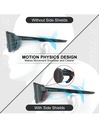 Gafas de Ciclismo X-TIGER 5 Lentes Intercambiables UV400