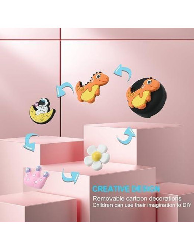 Soporte de Silicona para AirTag AodoT - 6 Piezas para Cordones