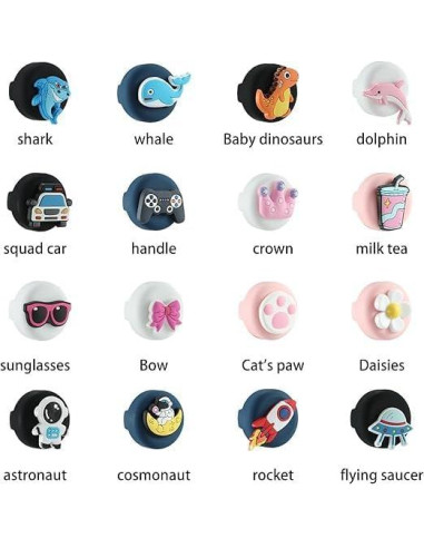 Soporte de Silicona para AirTag AodoT - 6 Piezas para Cordones