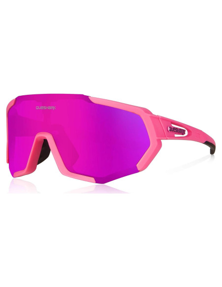 Gafas de Ciclismo Queshark con 3 Lentes Polarizadas UV400