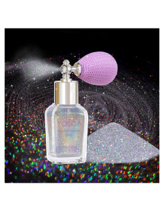 Spray de Brillo Corporal Yosca 30ml Holográfico Arcoíris