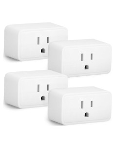 Enchufe Inteligente Amazon Basics HPP-A11X-MW, Paquete de 4
