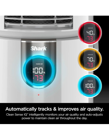 Purificador de Aire Shark HC502 3-en-1 HEPA Oscilante