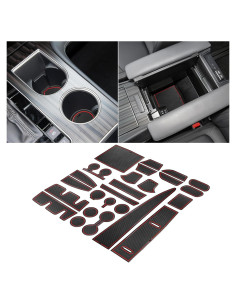 Inserto para Portavasos SENSHINE Toyota Sienna 2024-2021 Rojo