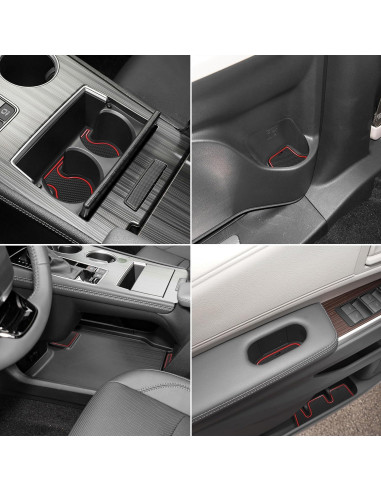 Inserto para Portavasos SENSHINE Toyota Sienna 2024-2021 Rojo
