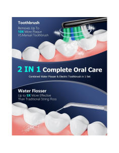 Cepillo de dientes eléctrico OILSAO con irrigador 600ml - 5 modos 2