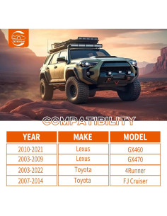 Brazos de Control Superiores TASTONTUP para Toyota 4Runner 2003-2023 2