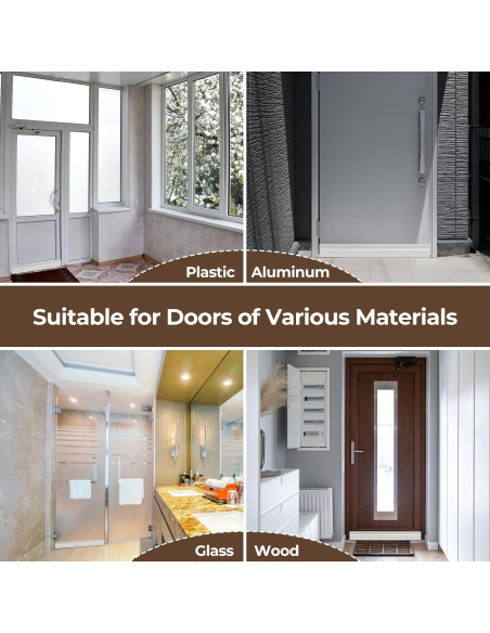 2 Tapones de Corrientes de Aire para Puerta Ohuhu 99x5cm Blanco