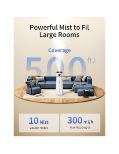 Humidificador Ultrasónico JRD 8L con Control Remoto y Modo AI 2