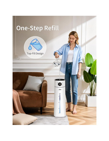 Humidificador Ultrasónico JRD 8L con Control Remoto y Modo AI