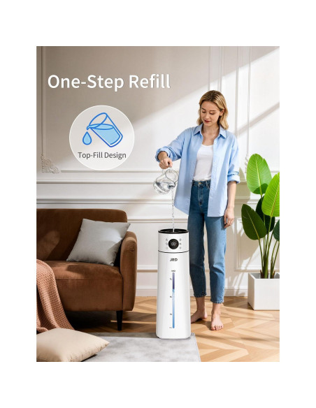 Humidificador Ultrasónico JRD 8L con Control Remoto y Modo AI