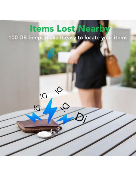 Etiquetas de seguimiento Bluetooth Aowoka - Paquete de 4